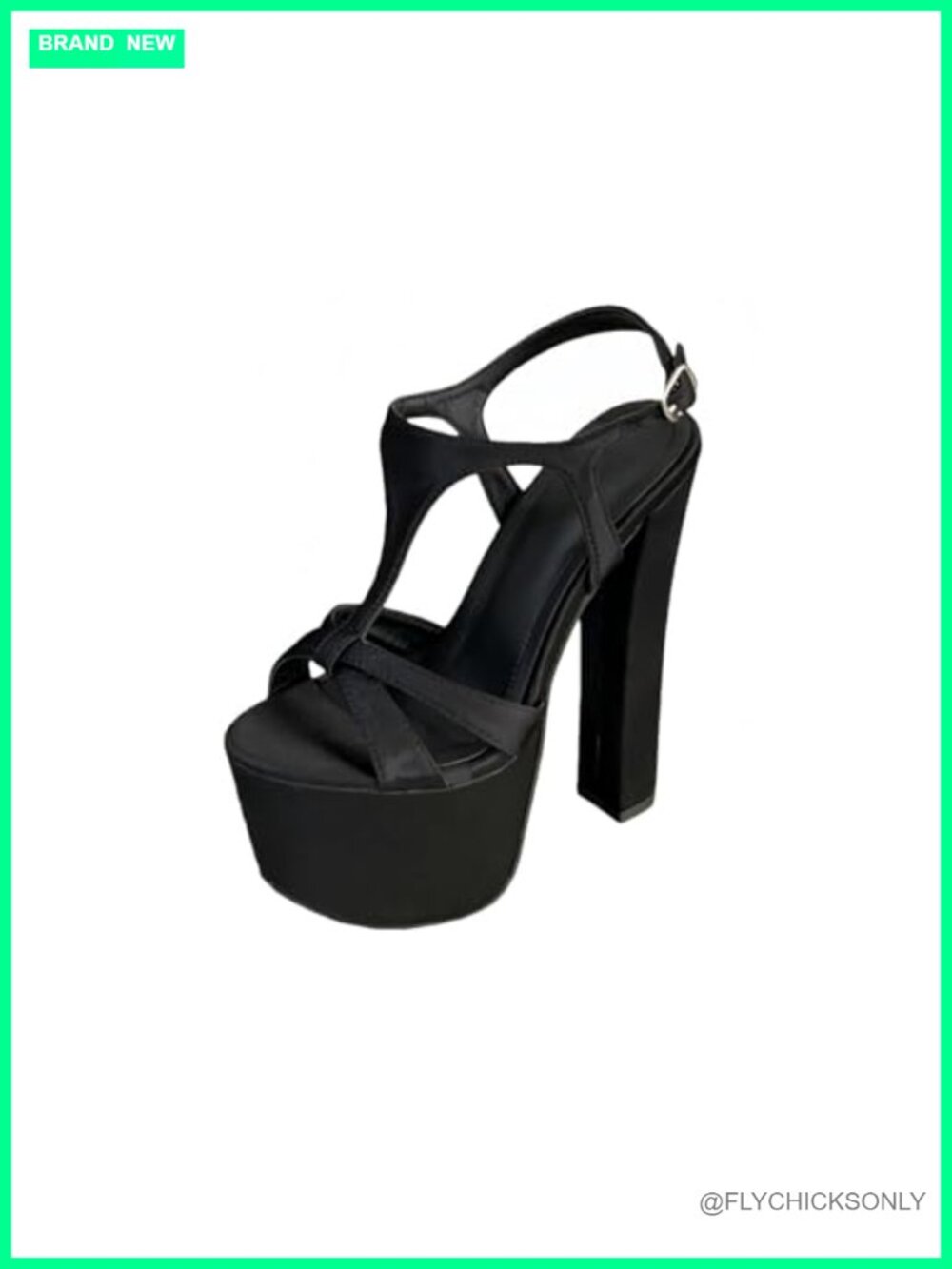 Sexy Strappy Open Toe Block Heels Platform Sandals